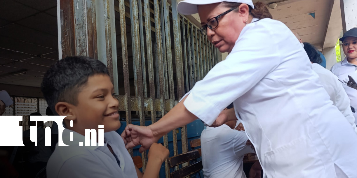 Foto: Vacunas contra el VPH en Managua / TN8