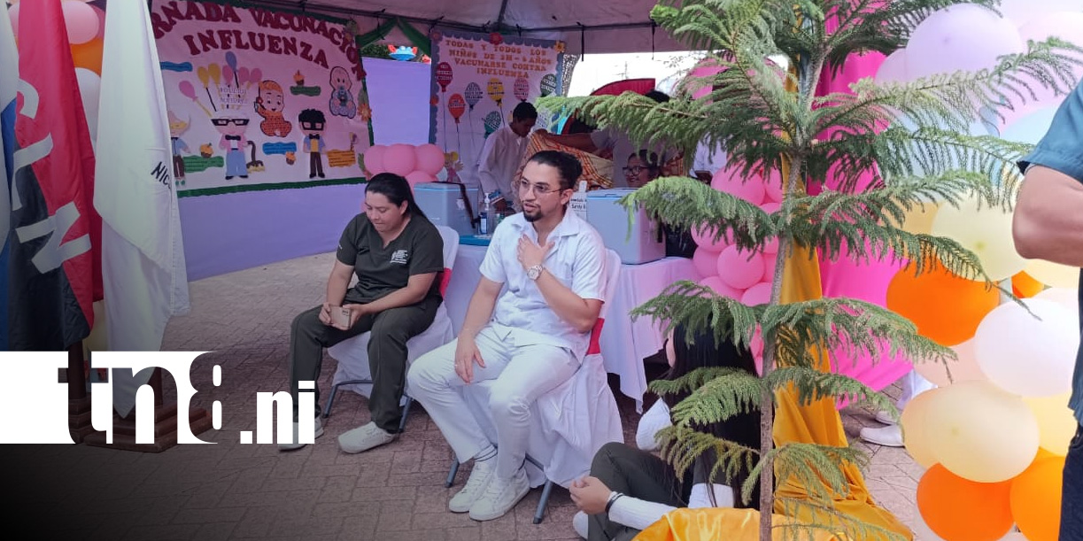 Foto: Jornada de vacunación contra la influenza en Managua / TN8