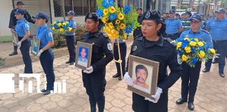 Foto: Honor y Gloria eterna a oficiales caídos en Bluefields /TN8