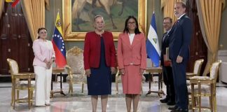 Foto: Venezuela recibe credenciales de nueva embajadora de Nicaragua en Miraflores /Cortesía