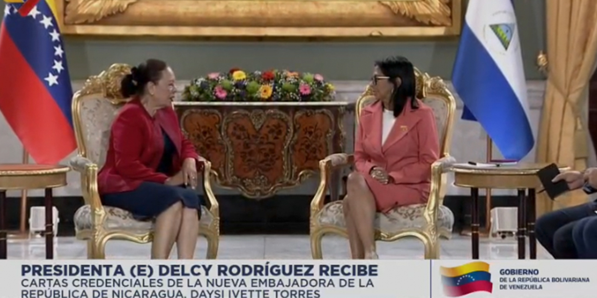 Foto: Venezuela recibe credenciales de nueva embajadora de Nicaragua en Miraflores /Cortesía
