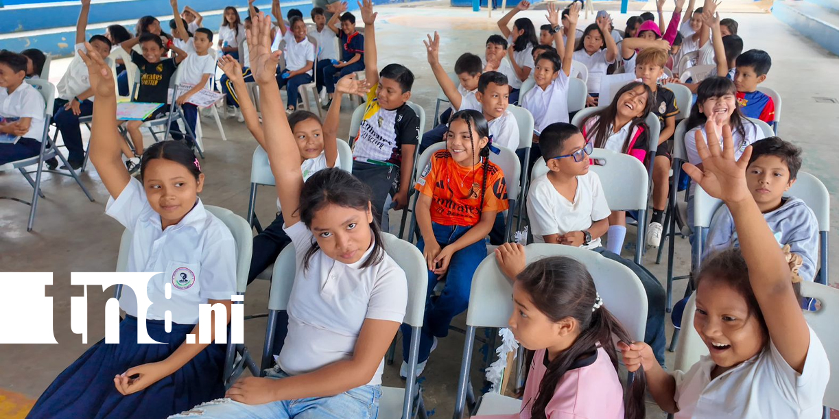 Foto: Niños de Masaya participan en jornada de salud bucal /TN8