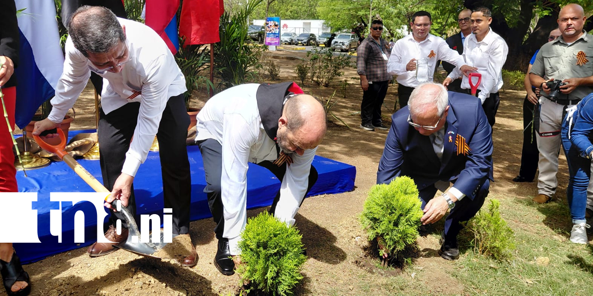 Foto: UNAN - Managua se une a homenaje por la Gran Guerra Patria /TN8