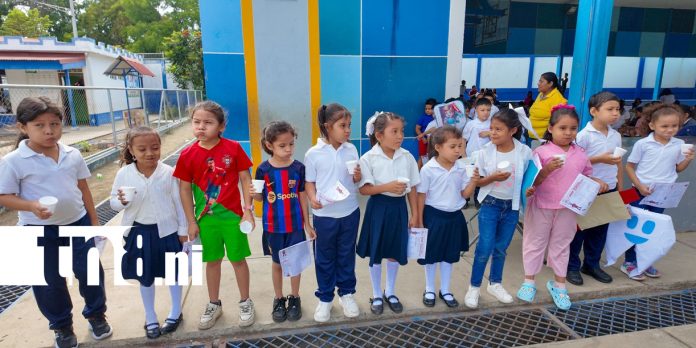 Foto: Niños de Masaya participan en jornada de salud bucal /TN8