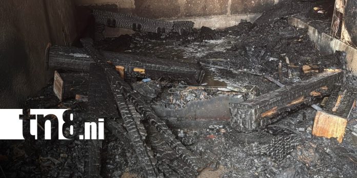 1 Foto: Incendio en Juigalpa destruye bodega y causa alarma entre vecinos/TN8