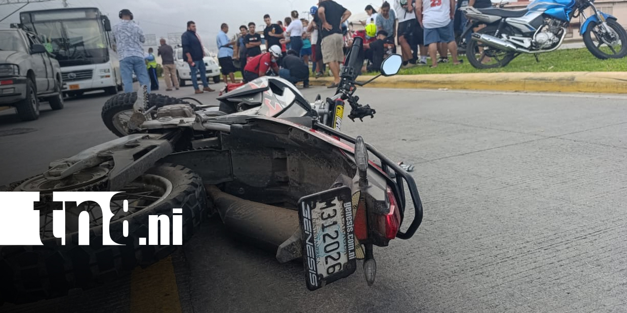 Foto: Atropello deja a peatón grave en Managua/TN8