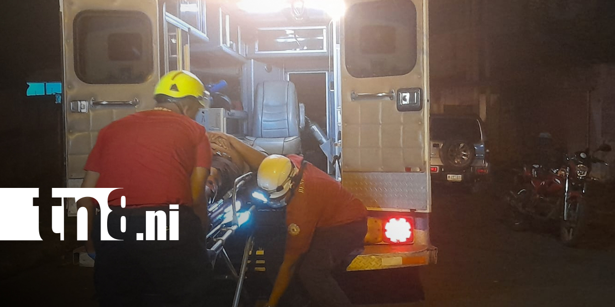 Foto: Accidente en Managua deja motociclista fracturado/TN8
