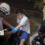 Motociclista resulta lesionado tras violento accidente en Estelí Foto: Motociclista resulta lesionado tras violento accidente en Estelí/TN8
