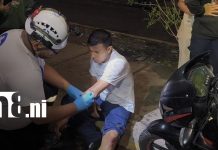 Foto: Motociclista resulta lesionado tras violento accidente en Estelí/TN8