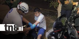 Foto: Motociclista resulta lesionado tras violento accidente en Estelí/TN8