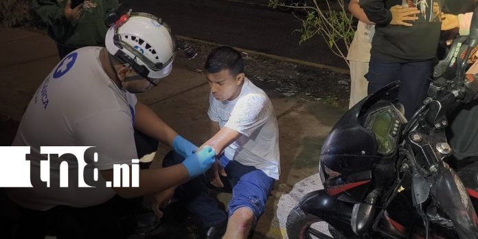 1 Foto: Motociclista resulta lesionado tras violento accidente en Estelí/TN8