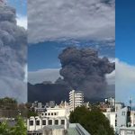 Japón en alerta: el Sakurajima lanza columnas de humo y ceniza (VIDEOS) Foto: Japón bajo ceniza volcánica/Cortesía
