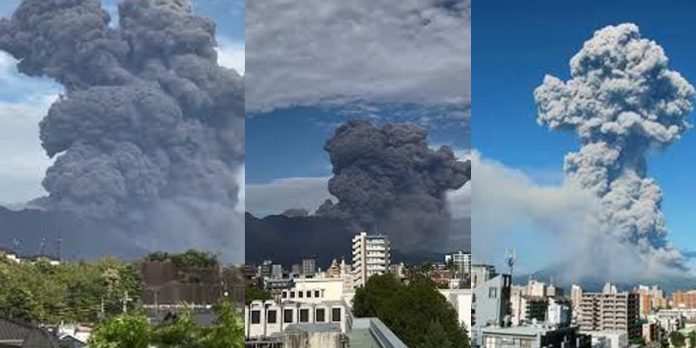 1 Foto: Japón bajo ceniza volcánica/Cortesía