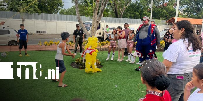 1 Foto: Niños y niñas disfrutan circuito cultural en el Parque Edith Grown de Managua/TN8