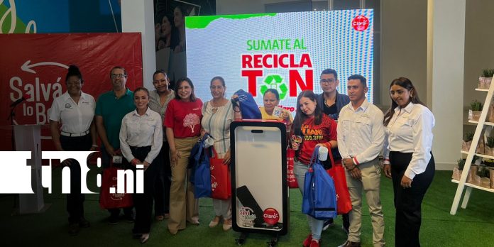 Foto: Claro Nicaragua lanza Reciclatón 2026 desde Plaza Natura/TN8