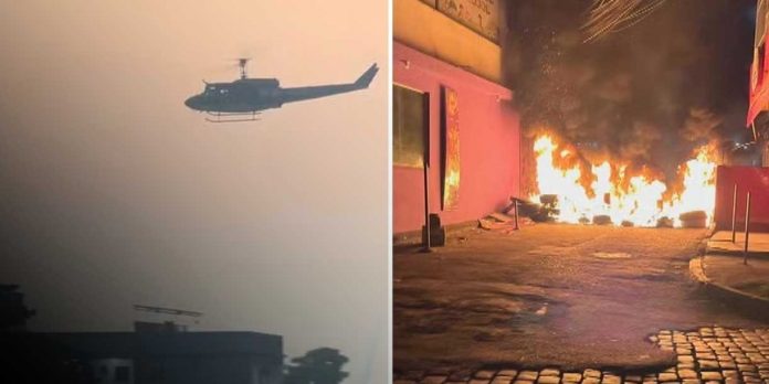 Foto:Amanecer de fuego y balaceras sacuden peligrosa favela de Brasil/Cortesía Foto:Amanecer de fuego y balaceras sacuden peligrosa favela de Brasil/Cortesía