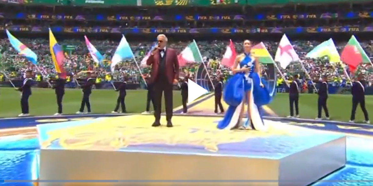 Foto: Mundial 2026: Andrea Bocelli y EJAE emocionan con DNA/Cortesía