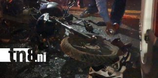 Foto: Accidente en Carazo deja motociclista gravemente herido/TN8