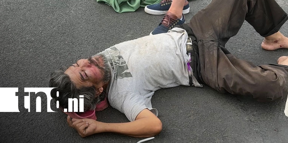 Foto: Atropello en Juigalpa deja a peatón gravemente lesionado/TN8