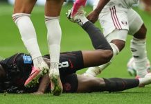 Horror en el Mundial: Ismaël Koné sufre fractura devastadora tras brutal entrada Foto: Ismaël Koné sufre grave lesión en Mundial/Cortesía