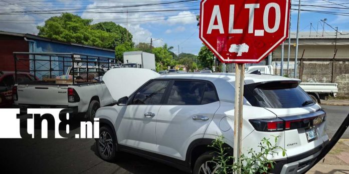 1 Foto: Conductor resulta lesionado tras colisión con bus de la ruta 168 en Managua / TN8
