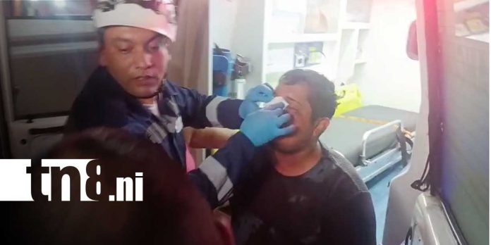 FOTO: Sujeto hiere a ciudadano de un machetazo en el barrio El Recreo de Managua/TN8