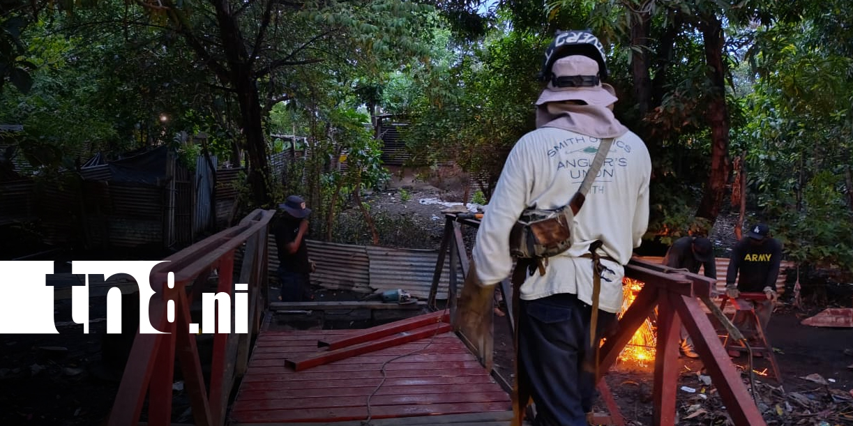 Foto: Vecinos destacan la rápida respuesta para reparación del puente/TN8