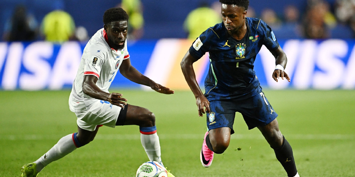 Foto: Vinicius lideró la goleada de Brasil/Cortesía