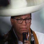 Perú se movilizan en defensa del voto del candidato Roberto Sánchez Foto: Peruanos se movilizan en defensa del voto del candidato Roberto Sánchez / Cortesía