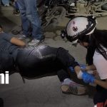 Motociclista resulta lesionado tras accidente de tránsito en Estelí Foto: Motociclista resulta lesionado tras accidente de tránsito en Estelí/TN8