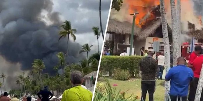 1 Foto: Turista muere tras devastador incendio en hotel de República Dominicana / Cortesía