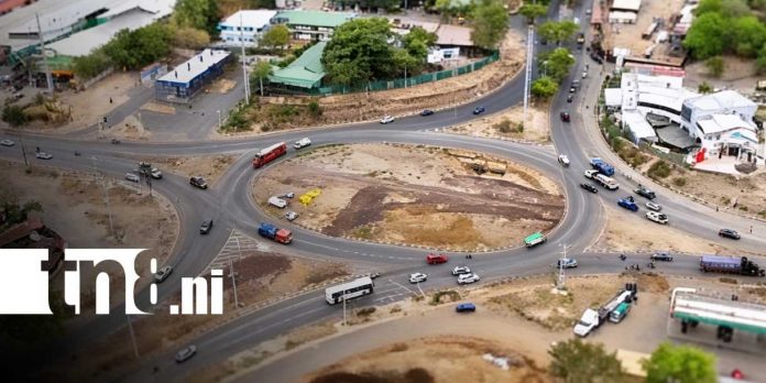 Foto: Managua avanza con megaobra de la Pista Héroes de la Insurrección/TN8