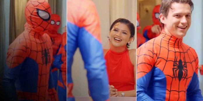 Foto:Tom Holland pierde un concurso de Spider-Man… y Zendaya lo elimina sin saberlo/Cortesía Foto:Tom Holland pierde un concurso de Spider-Man… y Zendaya lo elimina sin saberlo/Cortesía