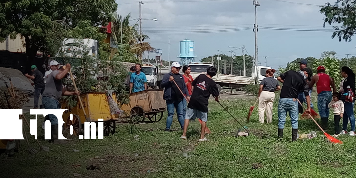Foto:“Jugá limpio”: jornada de limpieza transforma Ciudad Belén en Managua/TN8