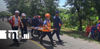 Foto: Nicaragua pone a prueba sus planes de emergencia /TN8
