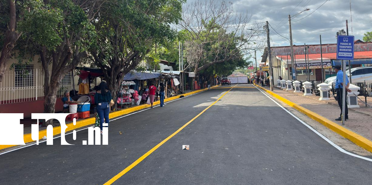 Foto:Chinandega transforma la movilidad con nuevas calles asfaltadas en Santa Ana/TN8