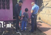 Foto: Incendio en barrio La Primavera, Managua / TN8