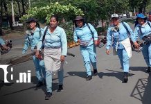 Foto:Brigadas del MINSA realizan fumigación en más de 1,000 viviendas en Managua/TN8