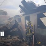 Foto: Incendio en Monseñor Lezcano deja viviendas afectadas en Managua/TN8