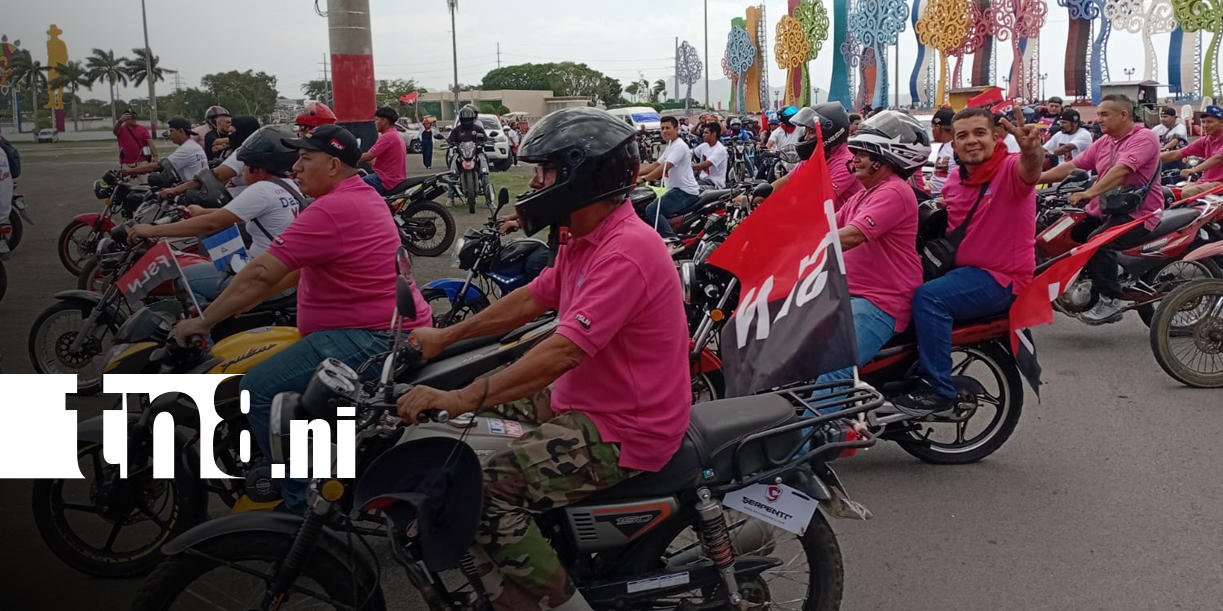 Foto: Más de 700 motociclistas del sector transporte participan en Repliegue Táctico a Masaya/TN8
