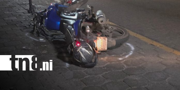 Foto: Violento choque entre motociclistas deja dos lesionados graves en Ticuantepe/TN8