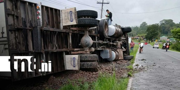 Foto:Accidente deja un fallecido en Jinotega/TN8