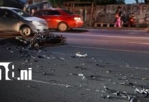 Foto: Motociclista resulta gravemente lesionado tras choque en Carretera Sur, Managua/TN8
