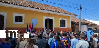 Foto: Maestro Eloy Canales recibe homenaje en Rivas/TN8