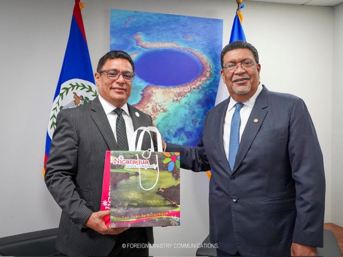 FOTO:Reafirman lazos de amistad entre Belice y Nicaragua/CORTESÍA