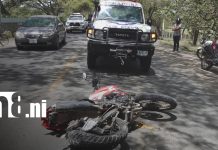 Foto: Violento choque deja una joven lesionada en Estelí/TN8