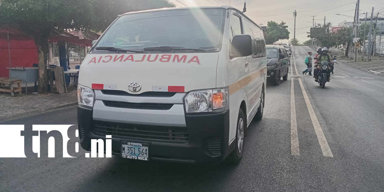 Foto: Conductor se da a la fuga tras dejar dos lesionados en Managua /TN8