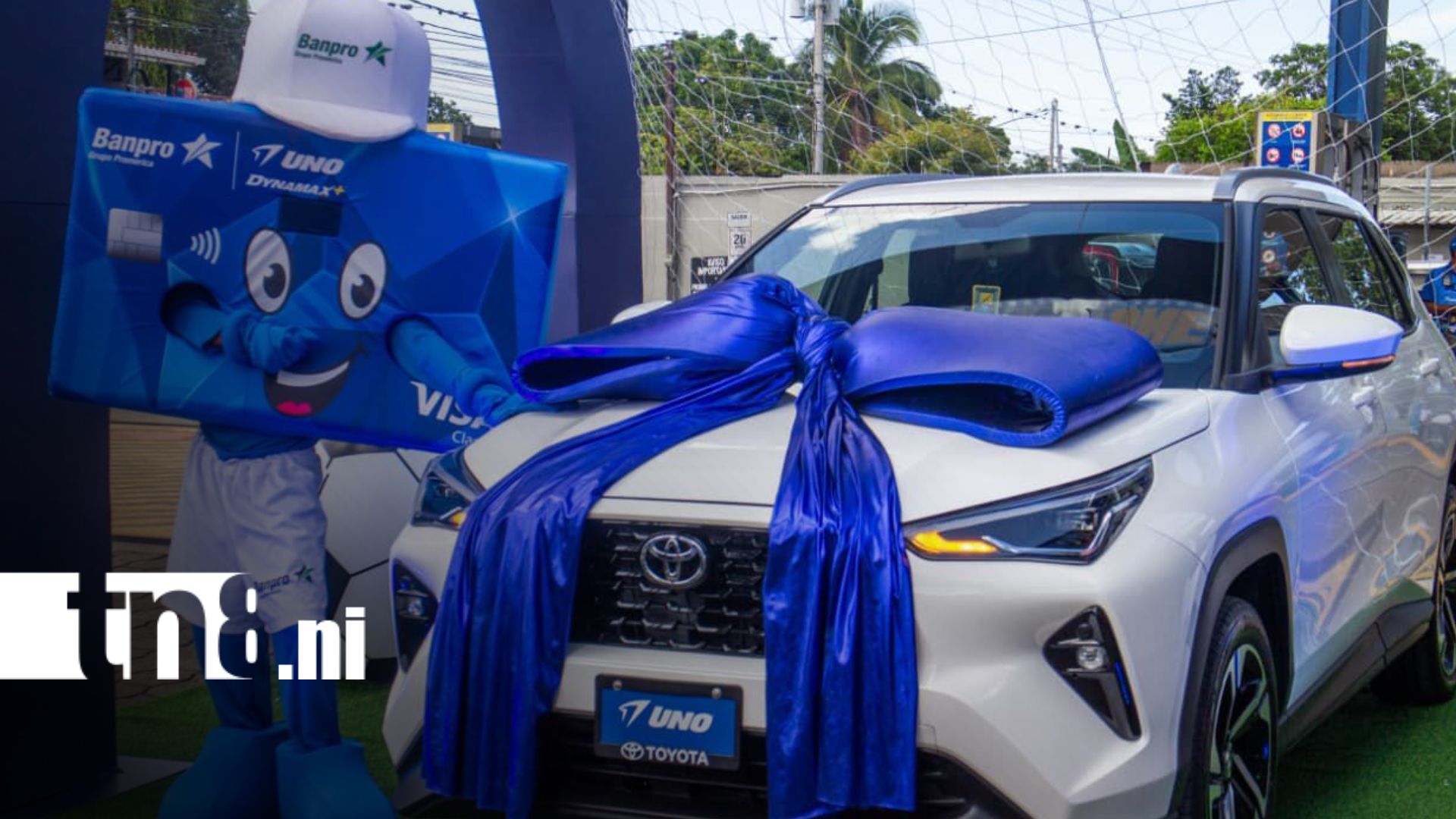 Foto: La suerte llegó a Masatepe con una Toyota Yaris Cross/TN8