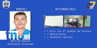 Foto: Policía de Chontales incauta más de un kilo de cocaína /TN8
