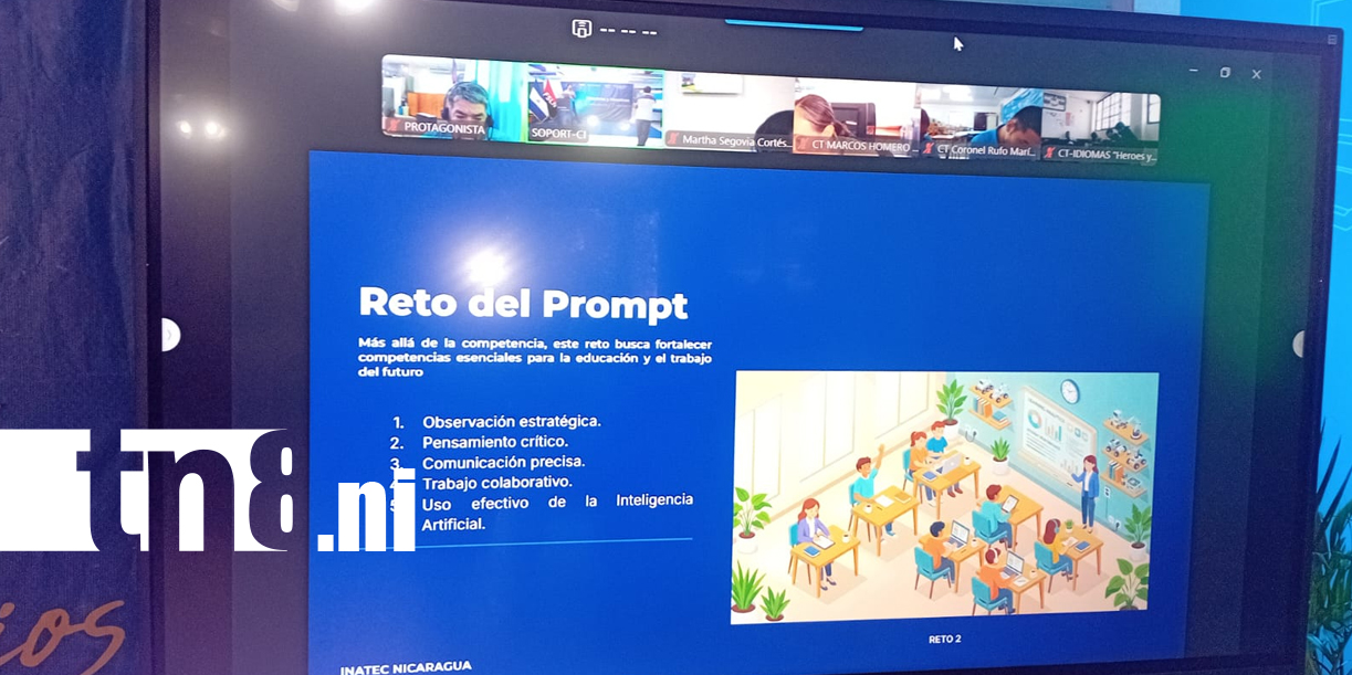 Foto: Nicaragua fortalece su sistema educativo con el uso de IA /TN8